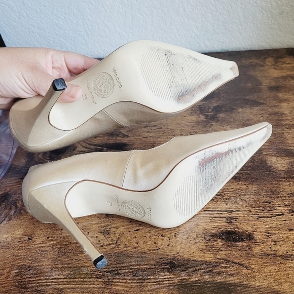 Gianni Versace Women Heels Size 36 6 Ivory Wedding Formal Jewels Pearls Designer - Picture 5 of 10